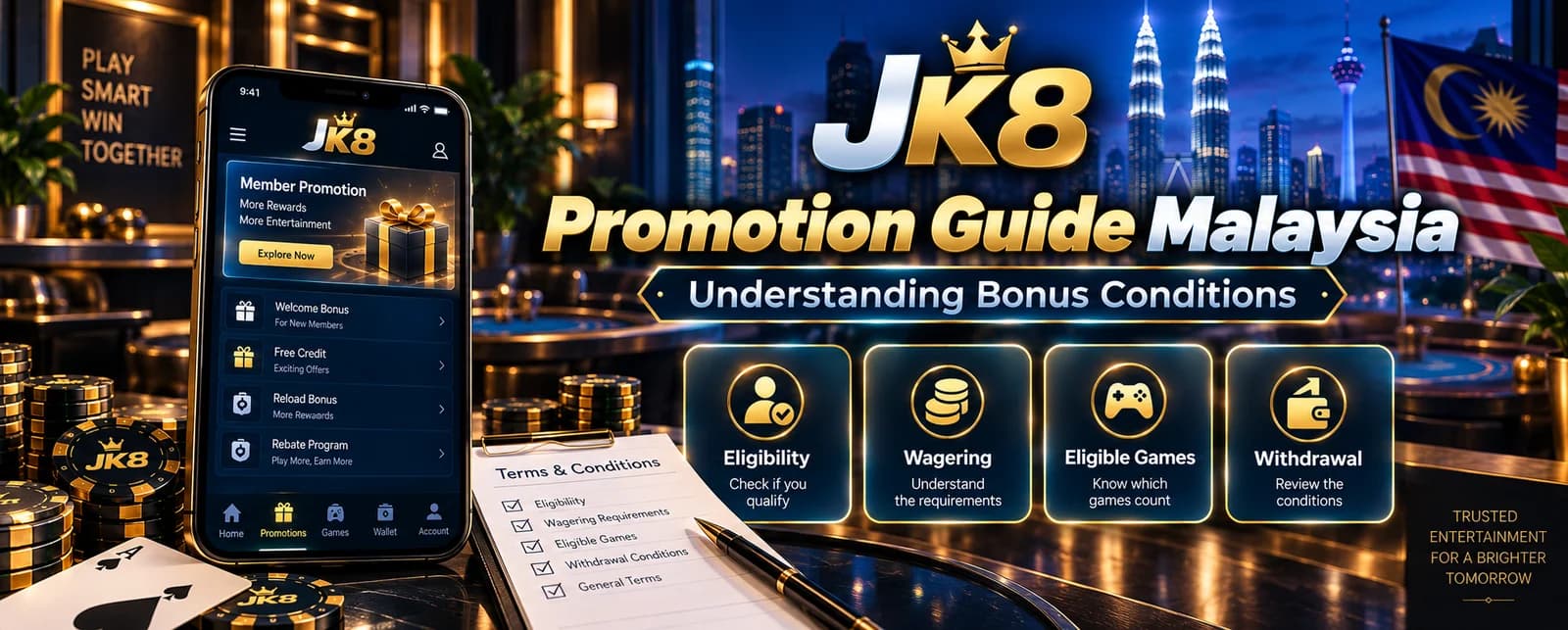 JK8 Promotion Guide Malaysia – Understanding Bonus Conditions