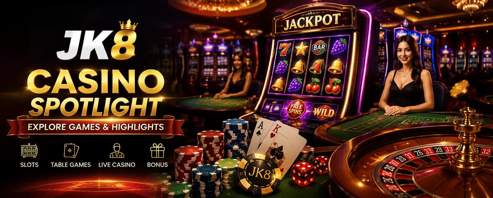 JK8 Casino Spotlight: Explore Games & Highlights